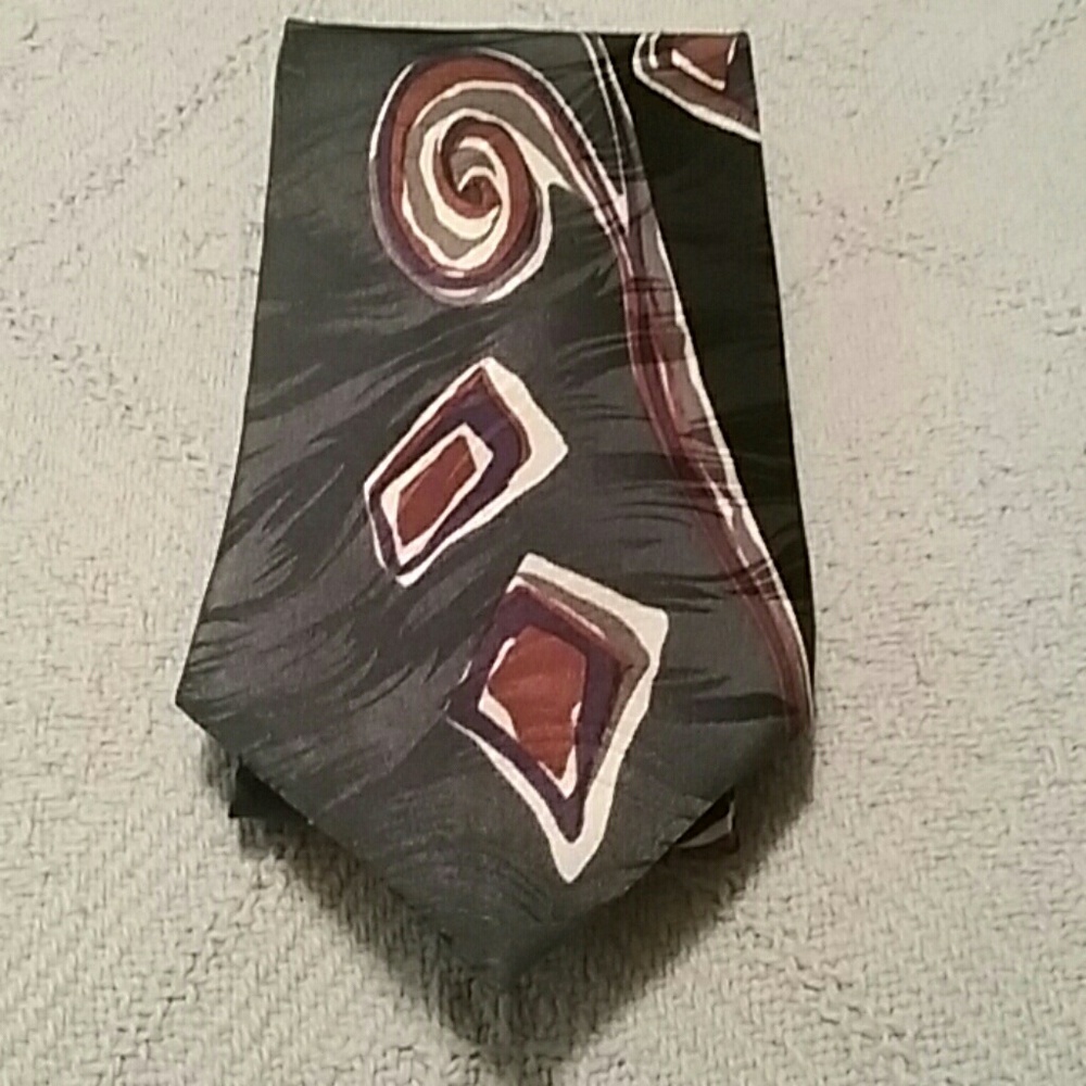 EUC-Chez Roffe New York Silk Neck Tie- 58L